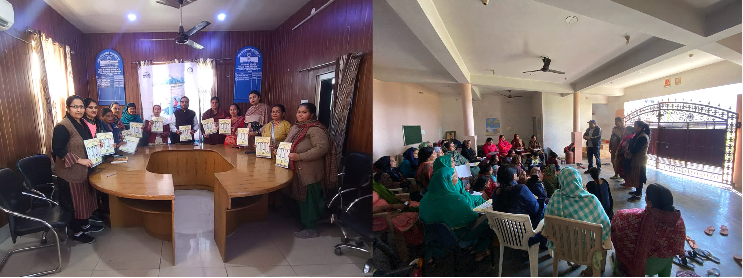 नगर परिषद संतोषगढ़ में स्वच्छ शहर-समृद्ध शहर के तहत डोर टू डोर जागरूकता अभियान आरंभ किया गया।